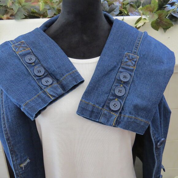 Bill Blass Vintage 90's Women's Denim Jacket/Blazer Large ** EUC - Picture 2 of 10